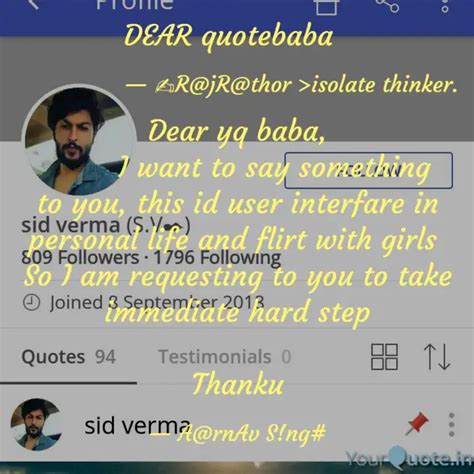 DEAR quotebaba | Quotes & Writings by Heart Database | YourQuote