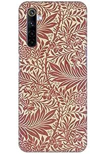 AMEZ Yellow Wook Floral Printed Back Cover Phone Case for Realme 6 Back ...