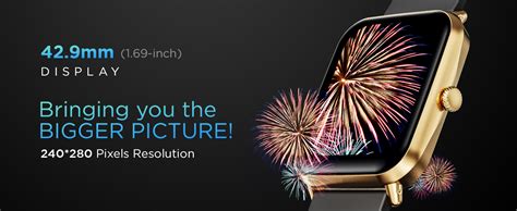 Fire-Boltt Ninja Call Pro Smart Watch Dual Chip Bluetooth Calling, 42 ...