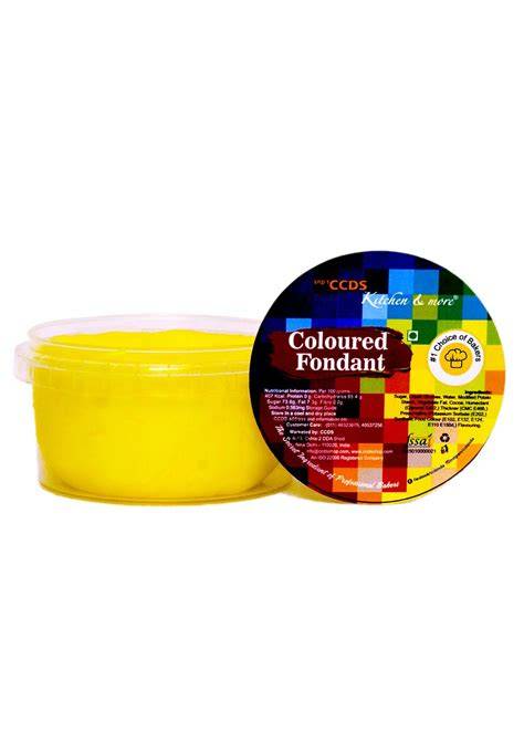 Get Sunshine Yellow Fondant at ₹ 245 | LBB Shop