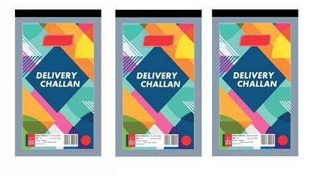 ISHARAA Delivery Challan Book - Triplicate - 50 Sets(50 Printed + 50 ...