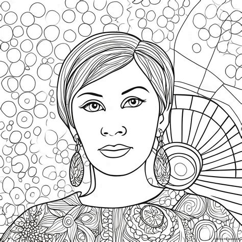 Alma Thomas Abstract Art Coloring Page (61553-48696)