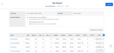 Image result for Square Payroll Setup
