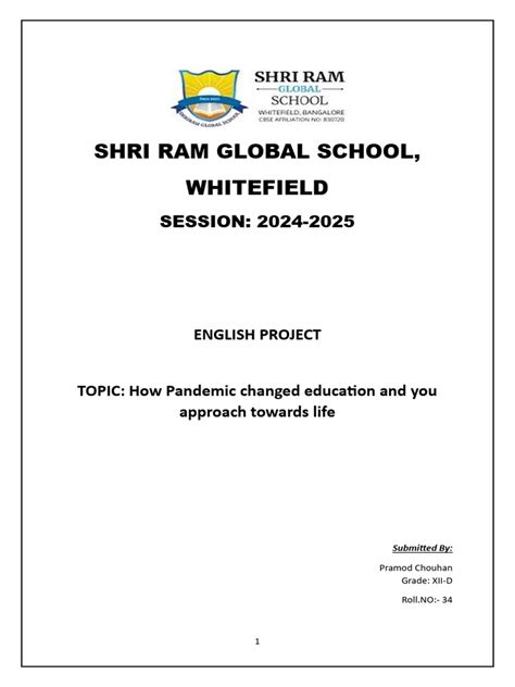 Image result for Project Sample English for Year 12