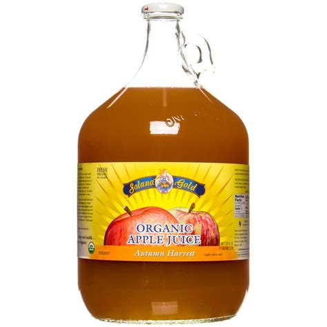 Solana Gold Organics - Autumn Harvest Apple Juice, Unfiltered, Organic ...