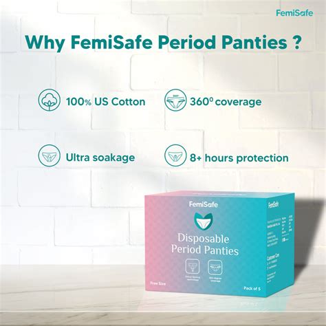 Disposable Period Panties (PACK OF 5) – Femisafe.in