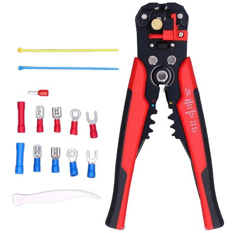 Crimping Tool Kit, Ferrule Crimping Tool Wire Crimper Kit AWG10-22 ...