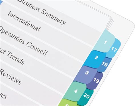 Avery Double Column Dividers for 3 Ring Binders, 32 India | Ubuy