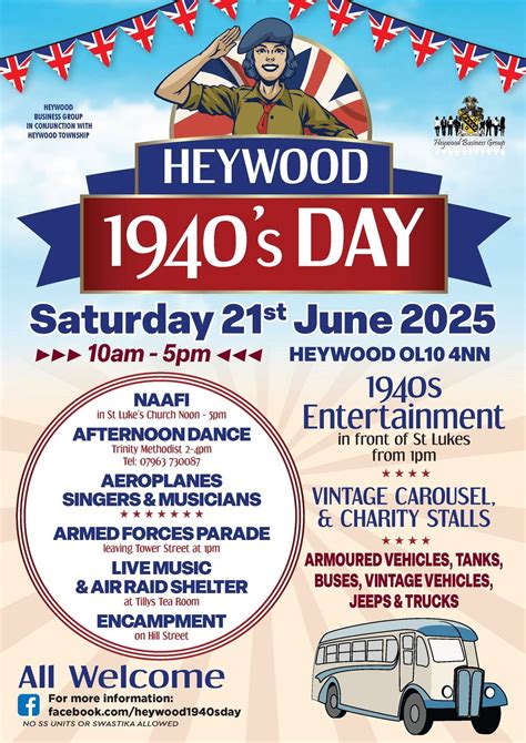 Heywood 1940s Day 2025, Heywood 1940s Day, Rochdale, 21 June 2025 ...