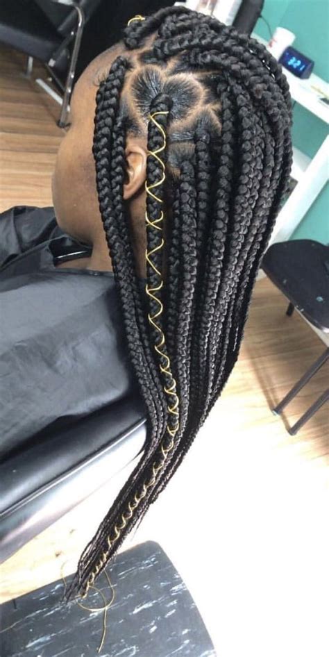 Image result for Heart Box Braids Tutorial