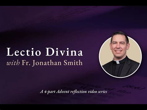 New ‘lectio divina’ videos - Arlington Catholic Herald