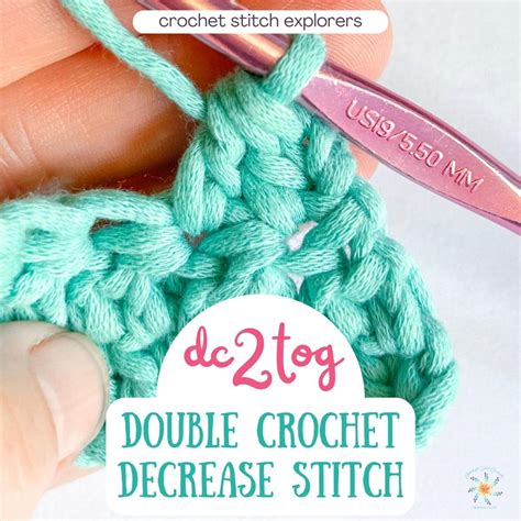 Double Crochet Decrease Stitch (Dc2tog) Tutorial - Stardust Gold Crochet