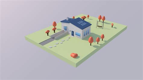 房子,二层小屋古代建筑3D模型_其他场景模型下载-摩尔网CGMOL