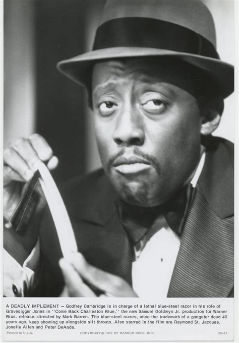 Comedian Godfrey Cambridge