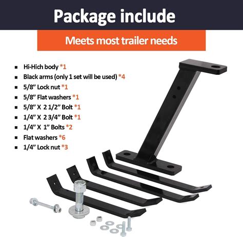 Buy ELITEWILL Lawn Mower Trailer Towing Hitch, Garden Tractor Pro Hi ...