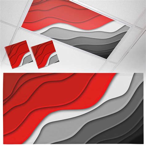 2 Pack Abstract Beach Fluorescent Light Covers for Ceiling Lights ...