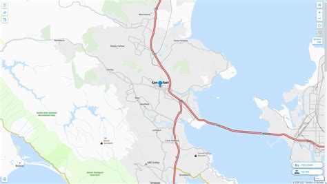 San Rafael, California Map