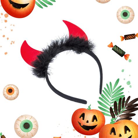 Buy Devil Horns Devil Horns Headband Devil Horns Men Red Devil Horns ...