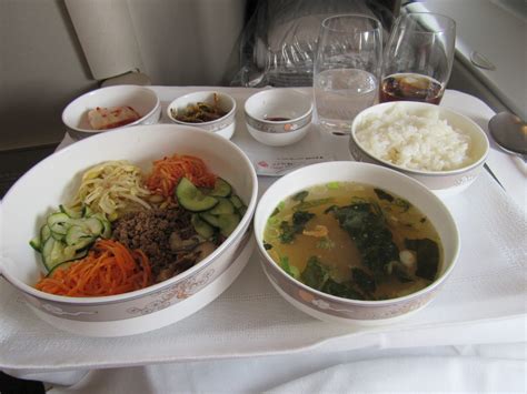 Asiana Airlines Business Class Food