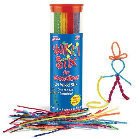 Wikki Stix For Doodlers Molding & Sculpting Sticks : Amazon.in: Home ...