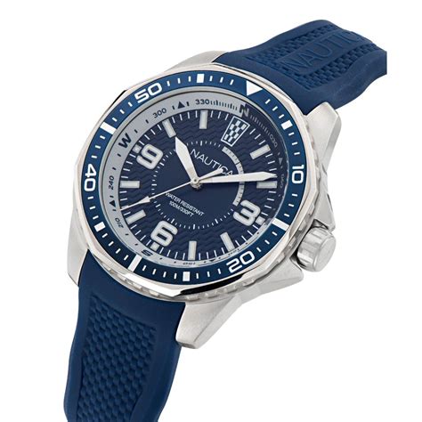 Buy Nautica Men Koh May Bay Blue Round Dial Analog Watch - NAPKMF304 (M ...