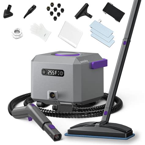 awasky Steam Cleaner: Fast 50-Sec Heat-Up Refill Anytime-No Cooling ...