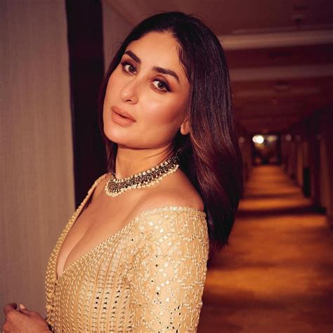 Kareena Kapoor Khan's latest look is a masterclass in sublime nude makeup and liquid straight ...