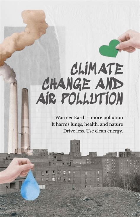 Free Climate Change Poster Templates, Editable and Printable