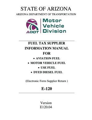 Fillable Online azdot E120 Instructions.doc - azdot Fax Email Print ...