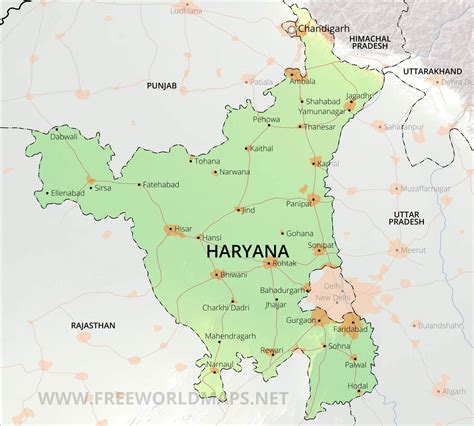 Dpr Haryana Map With Latitude