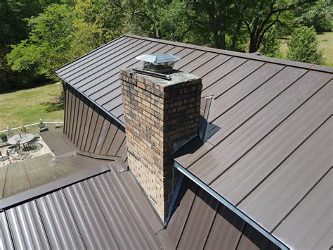24 Gauge Standing Seam - Crosby Roofing and Seamless Gutters