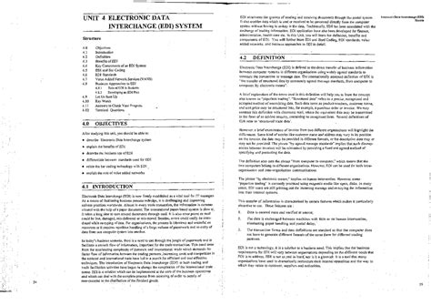 Block-1 IBO-4 Unit-4 - EDI,electronic data interchange system,key ...