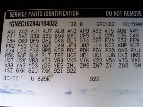 Gm Rpo Paint Codes at James Ivery blog