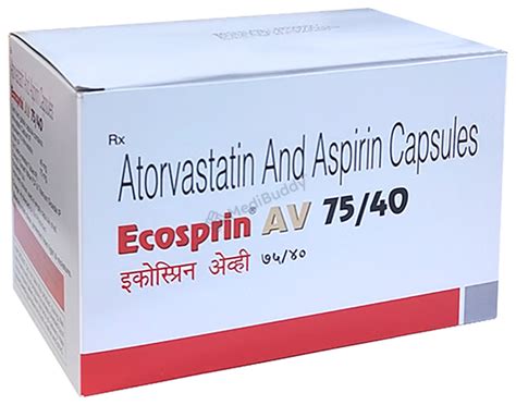 Ecosprin AV 75/40 Capsule: Price, Uses, Side Effects & How to Use ...