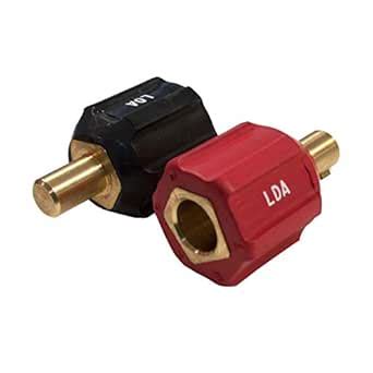 Lenco 05335 International Dinse Type Machine Plug Adapter, Male and ...