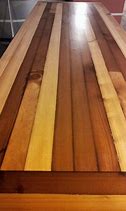 Image result for Wood Coffee Table Metal Legs