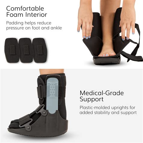 Snapklik.com : BraceAbility Short Walking Boot - Orthopedic Medical Walker Cast For Broken Toe ...