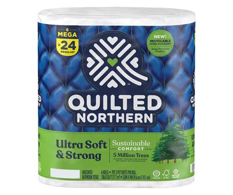 Quilted Northern Ultra Soft & Strong Sustainable Comfort 2-Ply Toilet ...