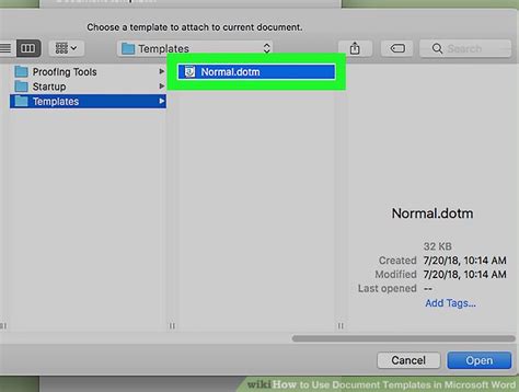 Open Template File 的图像结果