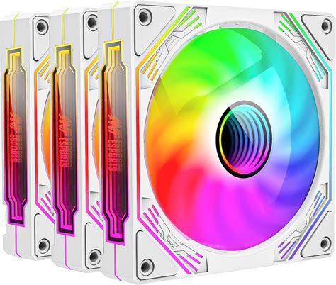 Ant Esports Sciflow 120mm 3 IN 1 ARGB Case Fan Kit - White, RGB ...