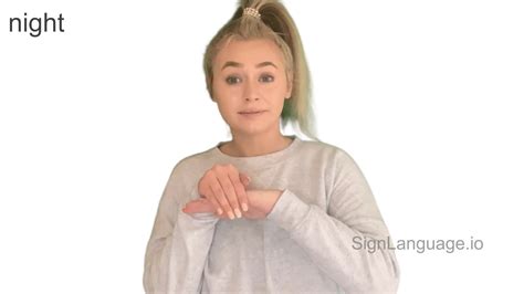 Night in ASL - American Sign Language - 6 Video Examples