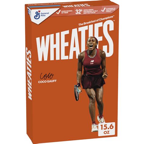 Wheaties 100% Whole Wheat Flakes HYZ01 Breakfast Cereal, Breakfast of ...