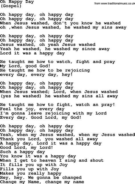 Oh Happy Day, by The Byrds - lyrics with pdf