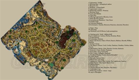 神界3:原罪 第一章Cyseal大地图 NPC、关键物品位置一览-游民星空 GamerSky.com