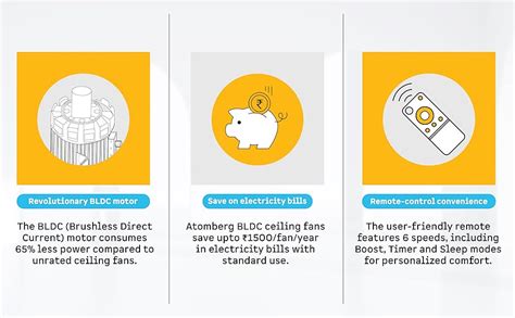 atomberg Erica Nuvo 1200mm BLDC Ceiling Fan with Remote | Award Winning ...