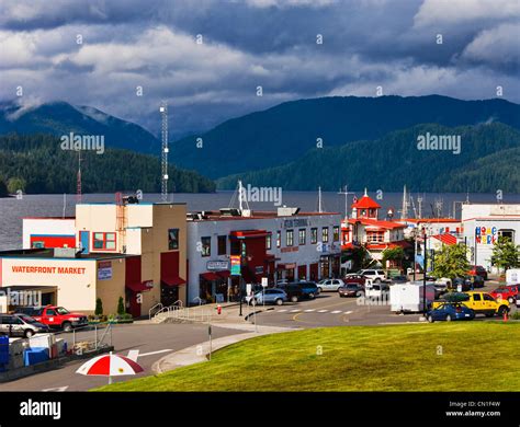 Artist's Choice: View of Cow Bay Road and Cow Bay, Prince Rupert ...