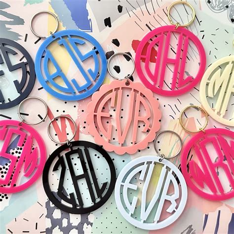 Image result for Monogram Keychain