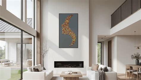 Luxury Textured Face 3D wall Art
