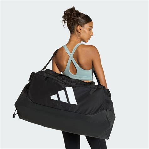 adidas TRAINING DEFENDER DUFFLE BAG LARGE - Black | adidas India