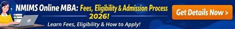 NMIMS Online MBA Admission Guide and Fees